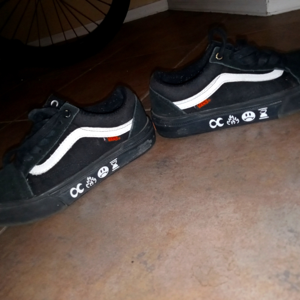 Boys professional BMX skate shoe by vans pro editi